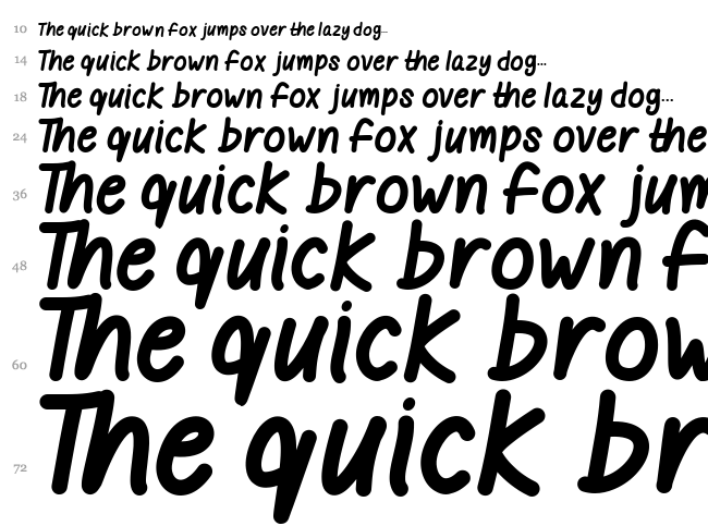 Mf I like it Bold font waterfall
